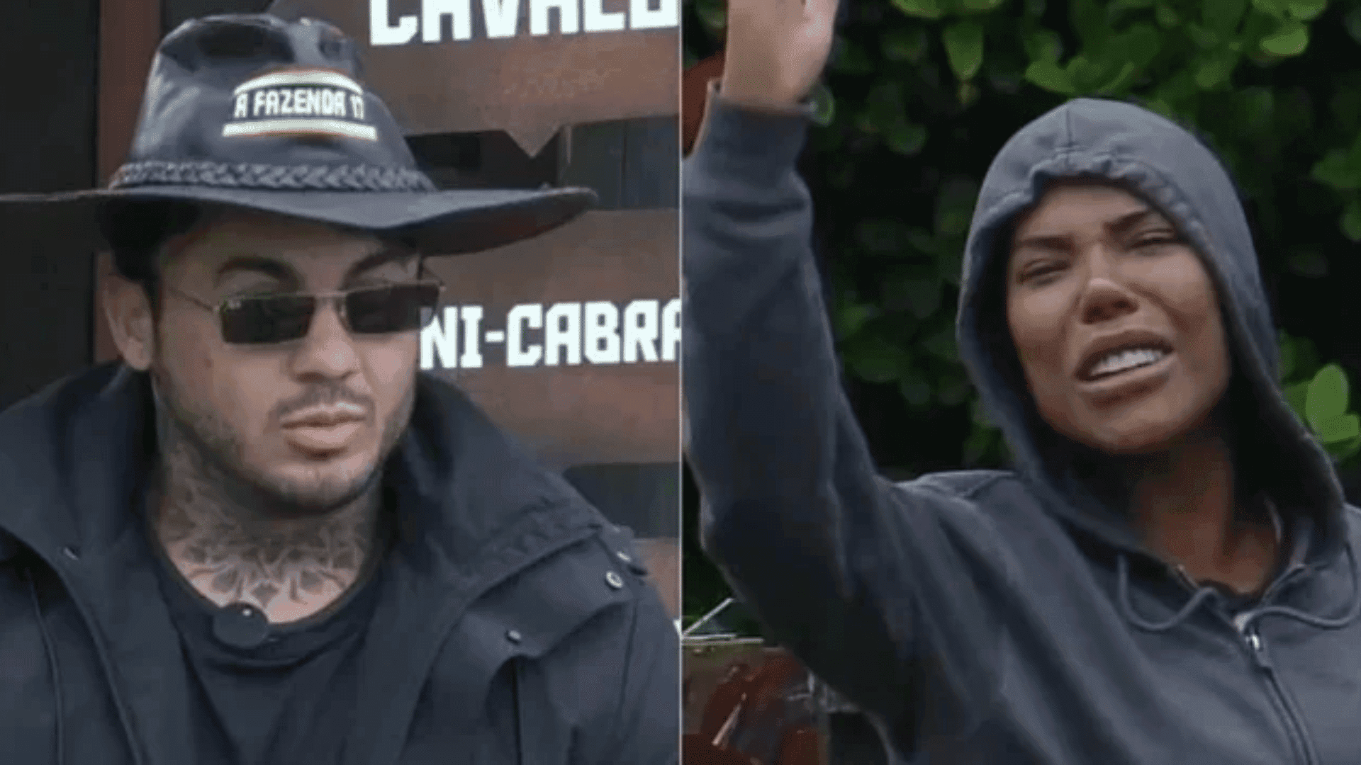 A-Fazenda-17-Carol-joga-coco-em-Wallas-durante-briga-veja-o-video
