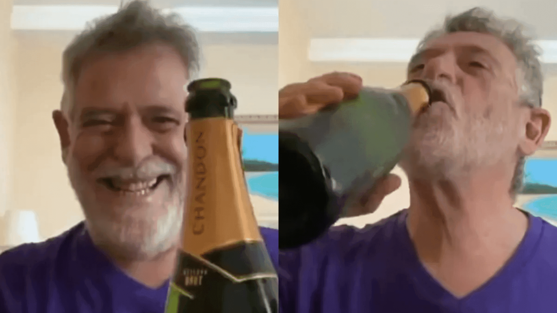 Jose-de-Abreu-bebe-champanhe-para-celebrar-prisao-de-Bolsonaro-Nao-tem-preco