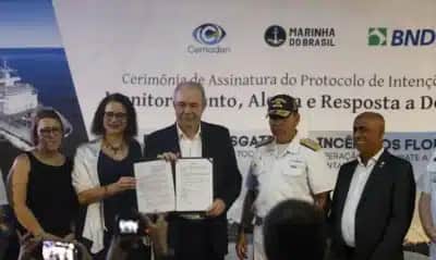 BNDES, Marinha e Cemaden assinam protocolo inovador para prevenir desastres naturais no Brasil