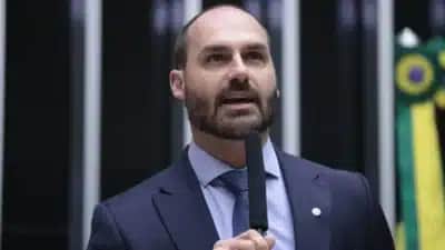 Eduardo Bolsonaro comenta sobre redução de tarifas dos EUA e impacto para o Brasil