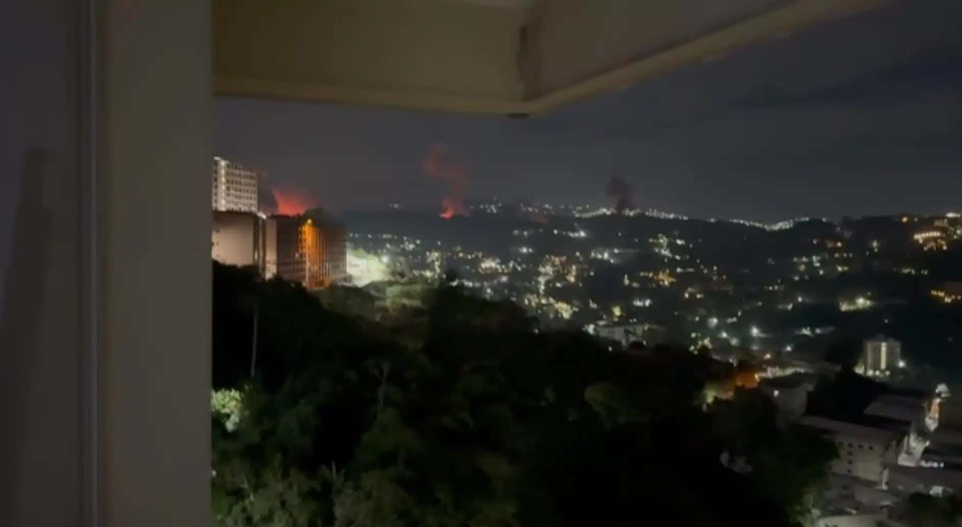 Explosoes-avistadas-em-Caracas-capital-da-Venezuela