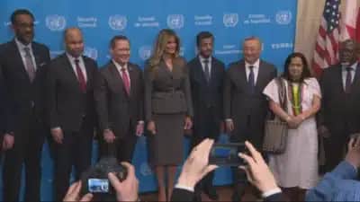 Melania Trump faz história ao presidir sessão do Conselho de Segurança da ONU em Nova Iorque!