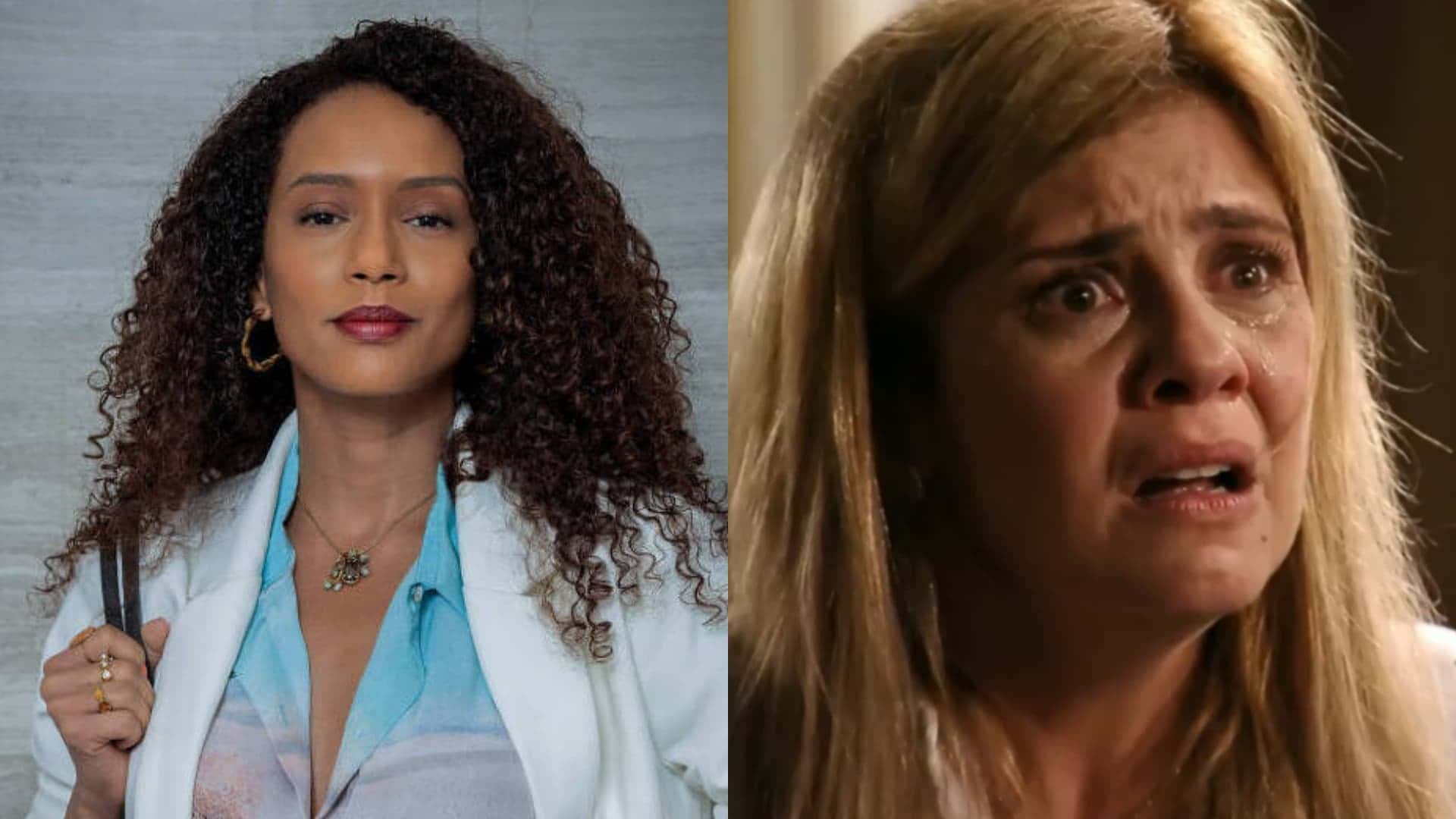 Tais-Araujo-em-Vale-Tudo-e-Carminha-Adriana-Esteves-de-Avenida-Brasil