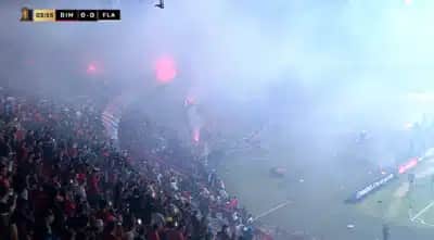 Independiente Medellín e Flamengo: Partida da Libertadores é interrompida em meio a protestos