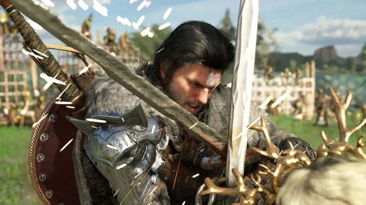 Kliff-from-Crimson-Desert-during-a-sword-fight