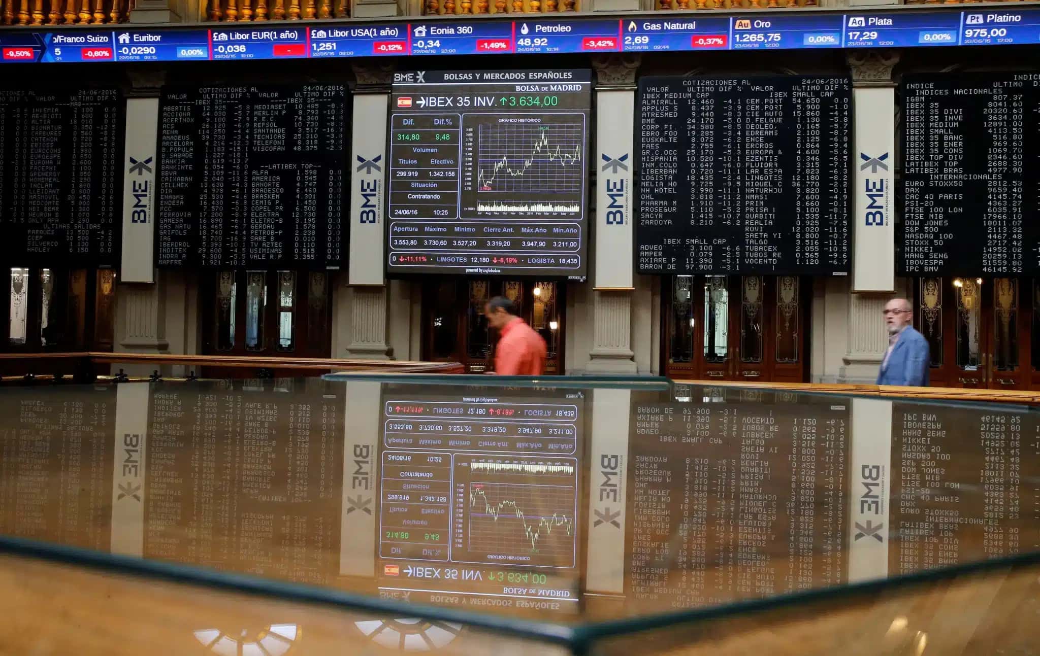 Recepção da Bolsa de Valores de Frankfurt