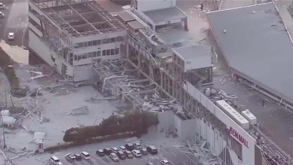 Explosão danifica shopping Aeon em Kumamoto após terremoto de magnitude 7,1