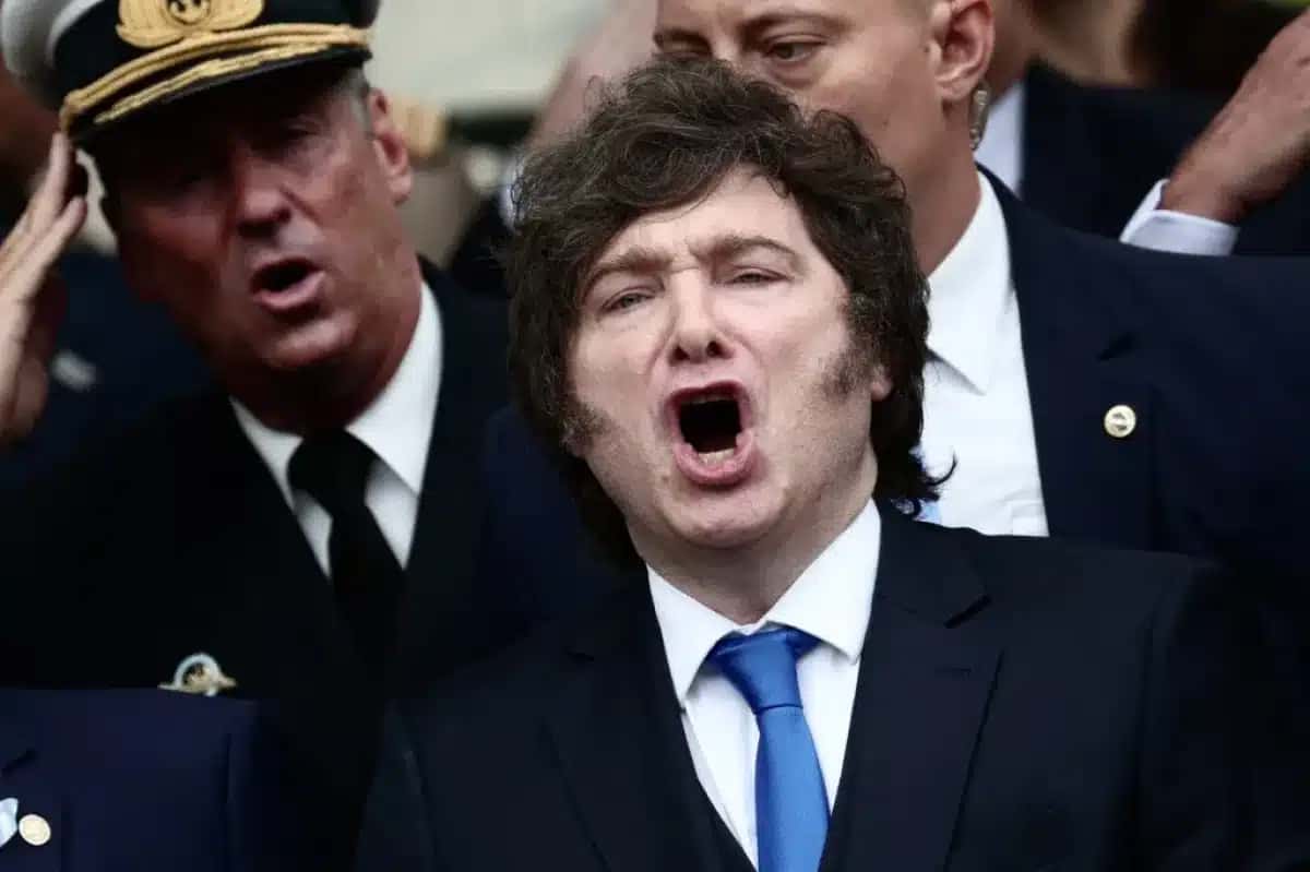 O presidente argentino Javier Milei