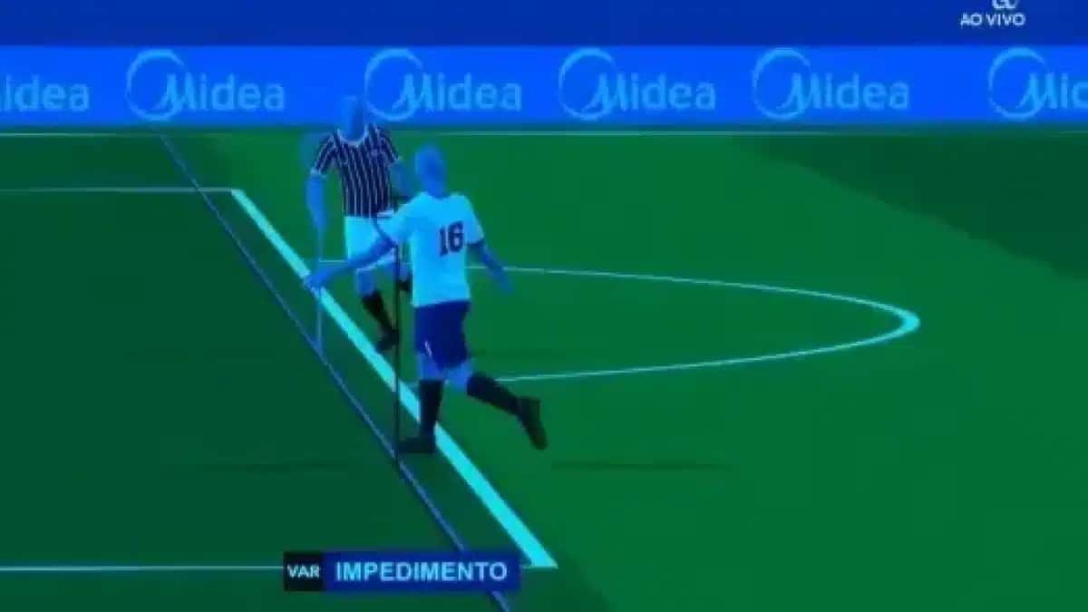 Semiautomático anula gol em Bahia x Corinthians
