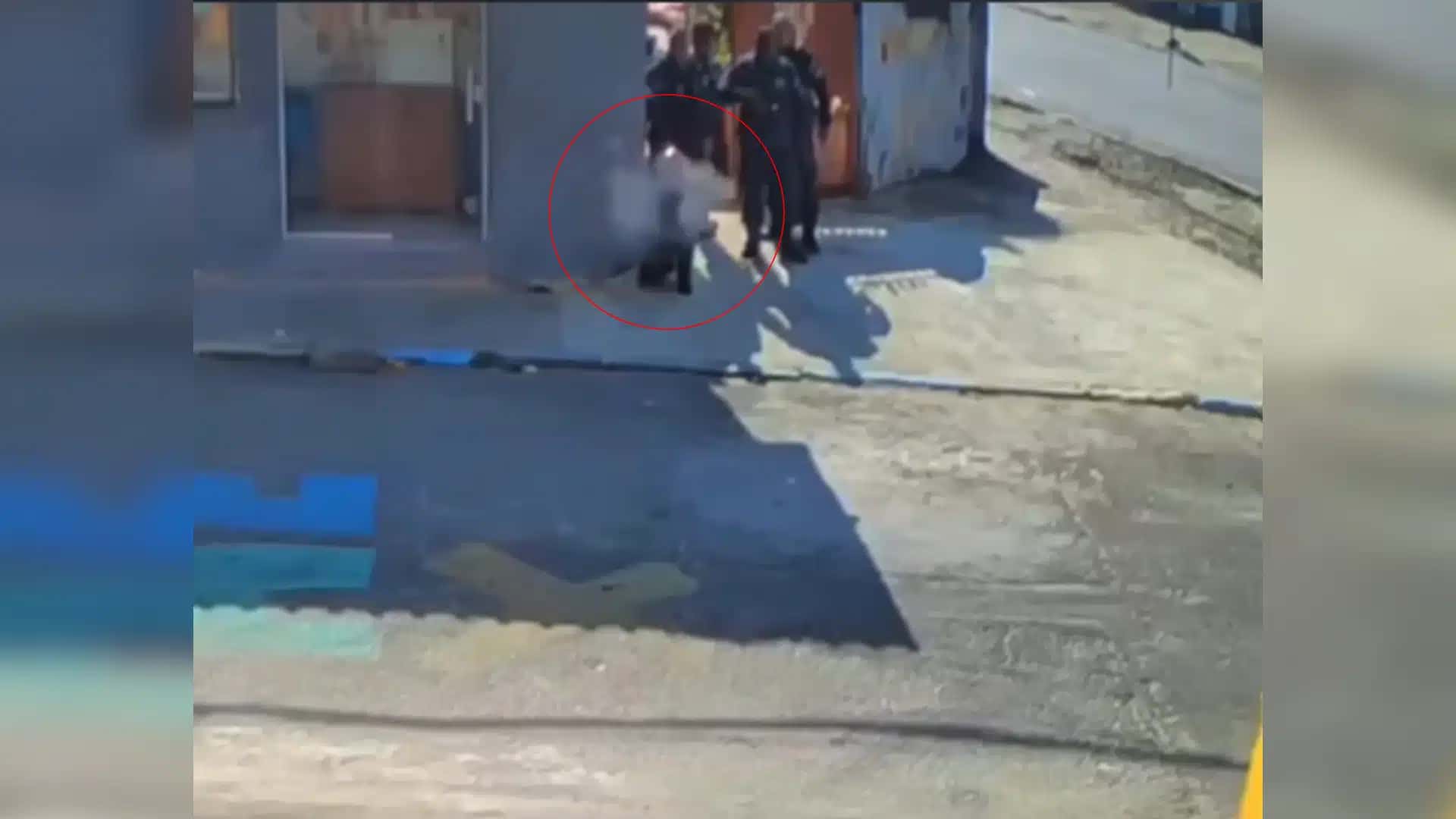 Tiro atinge parede próxima a policial militar