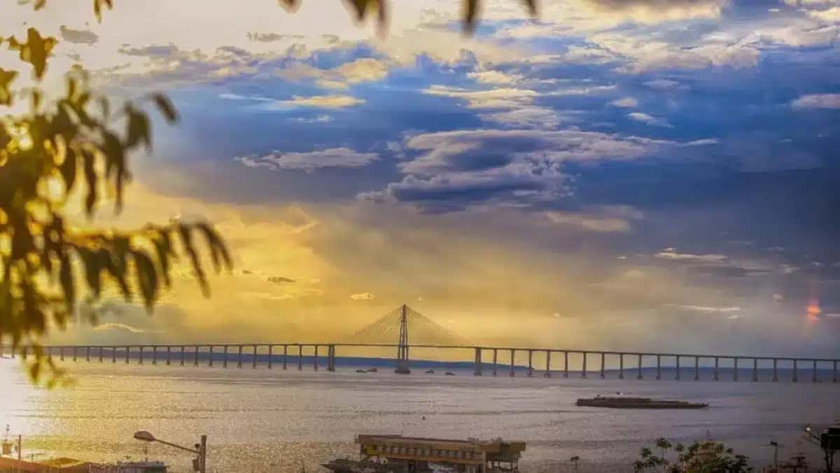 Ponte Rio Negro, ligação entre Manaus e Iranduba, no Amazonas