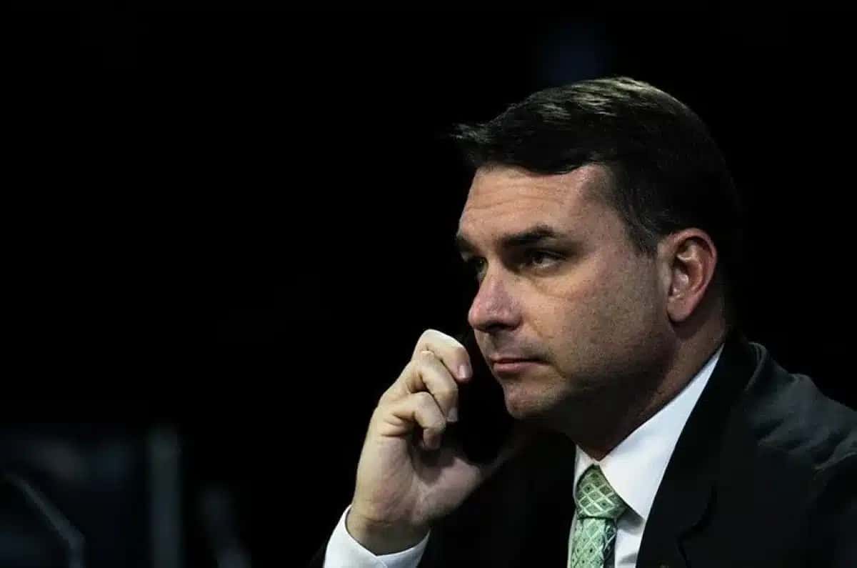 O Senador e pré-candidato Flávio Bolsonaro (PL-RJ)
