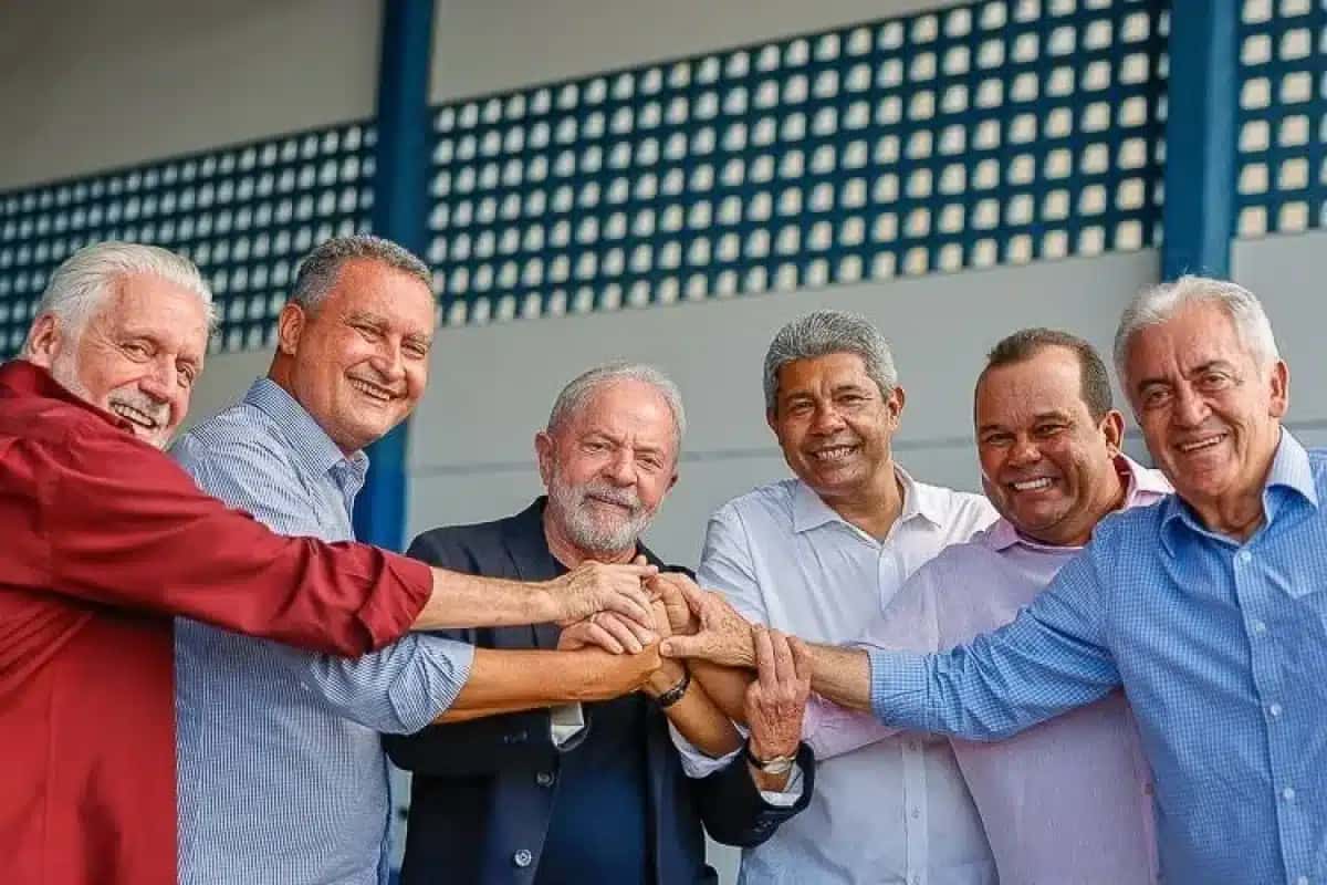 Presidente Luiz Inácio Lula da Silva e o governador Jerônimo Rodrigues