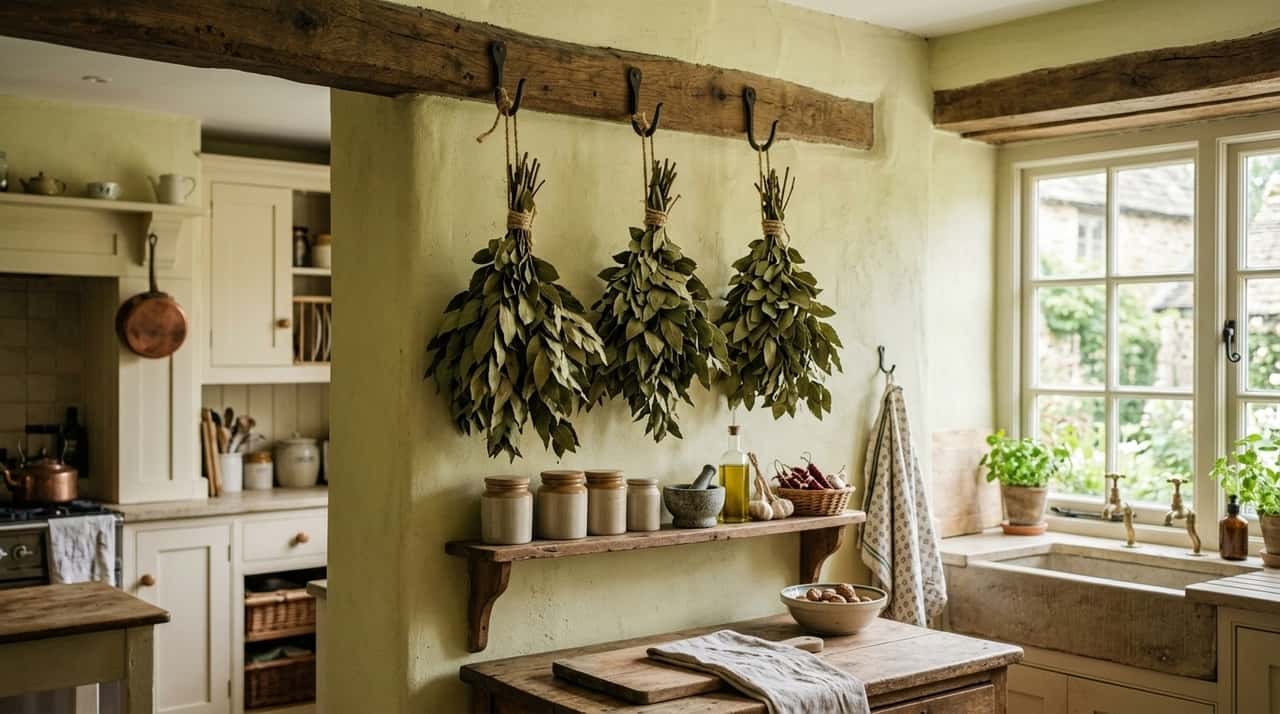 As folhas secas da espécie Laurus nobilis liberam compostos aromáticos voláteis que se espalham de maneira sutil pelo ar da sua cozinha.