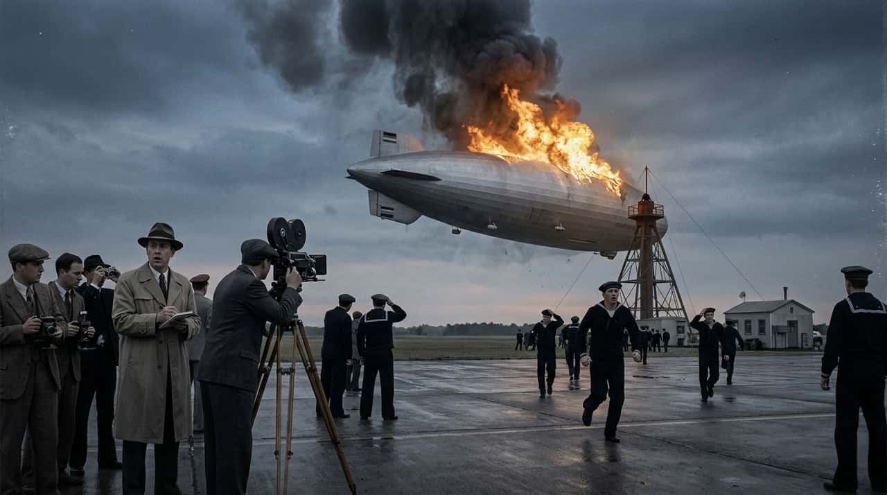 Com 245 metros de comprimento e cerca de 200 mil metros cúbicos de volume, o LZ 129 Hindenburg era uma das maiores aeronaves já construídas.