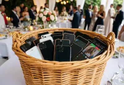 Festas sem celulares em casamentos refletem busca por experiências autênticas e desconexão social