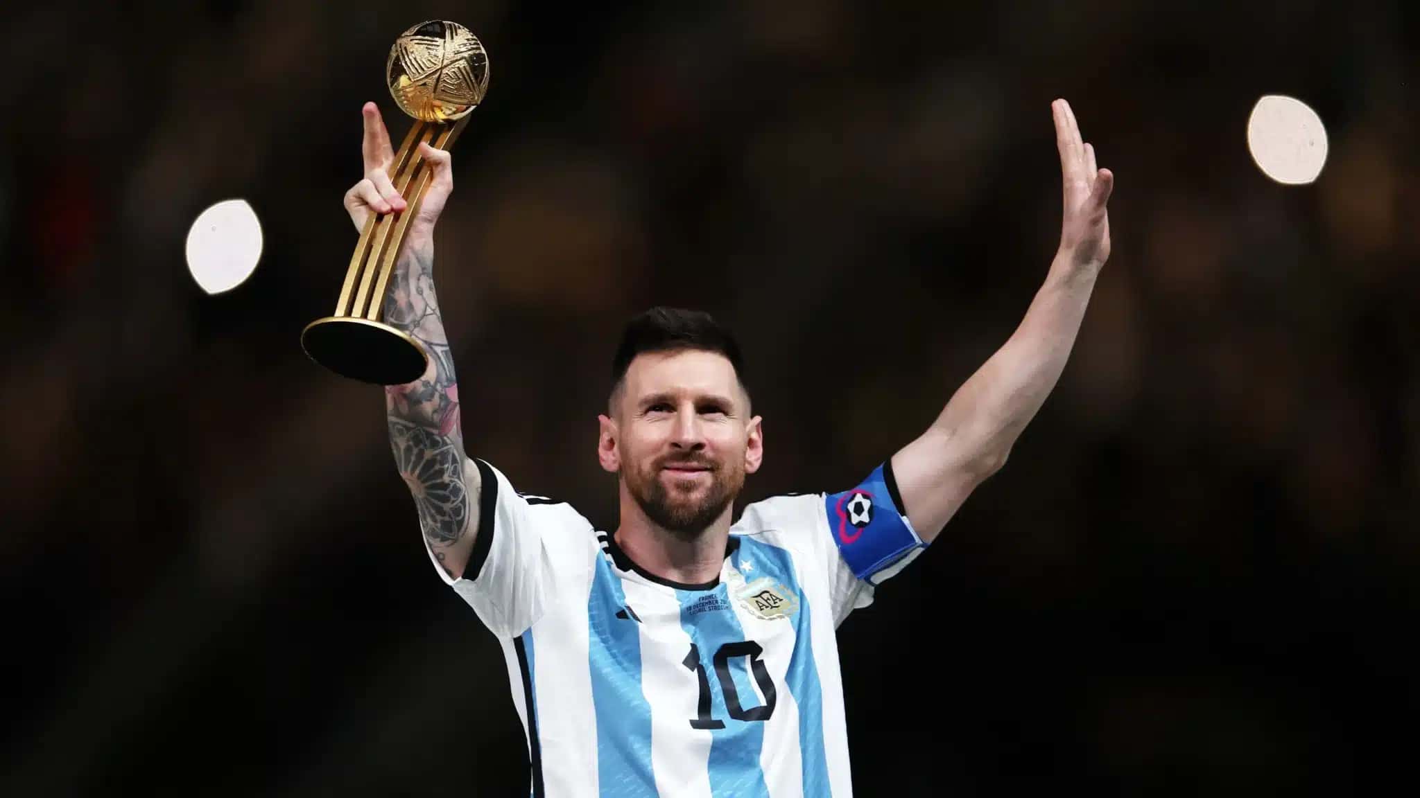 Messi foi eleito o melhor jogador da Copa do Mundo 2022