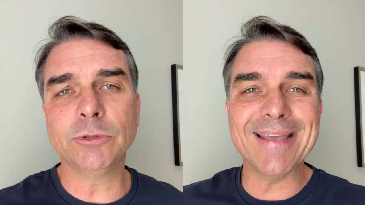 Flávio Bolsonaro em vídeo gravado em Washington; senador participa de audiência sobre tarifaço na terça (7)