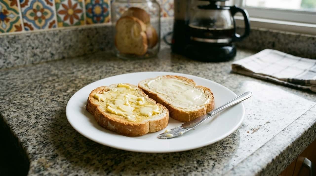 A fabricação da manteiga deriva inteiramente do creme de leite, o que caracteriza uma origem animal tradicional com teor significativo de gordura saturada.
