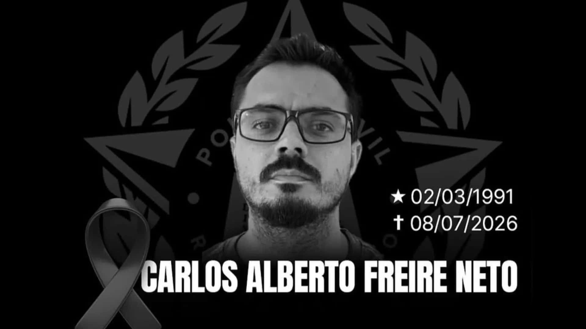 Oficial Carlos Alberto Freire Neto, de 35 anos