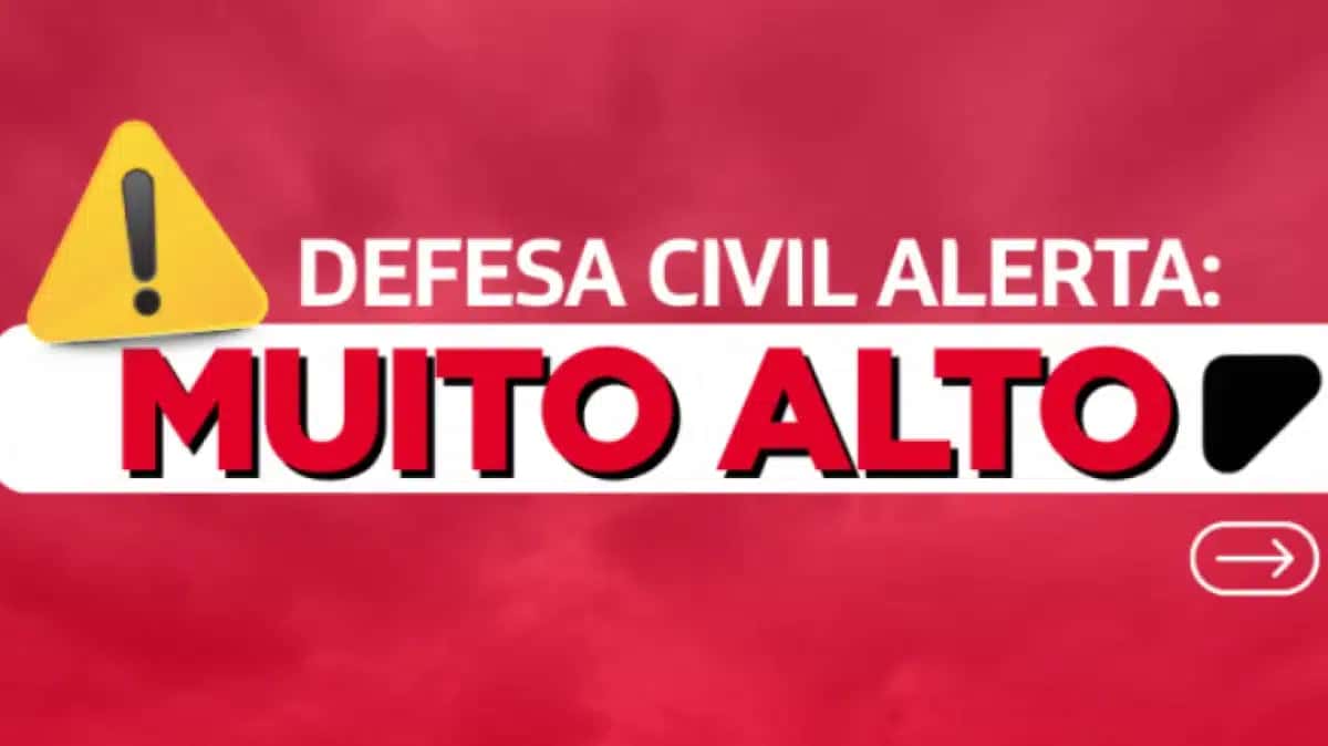 Alerta da Defesa Civil do RS