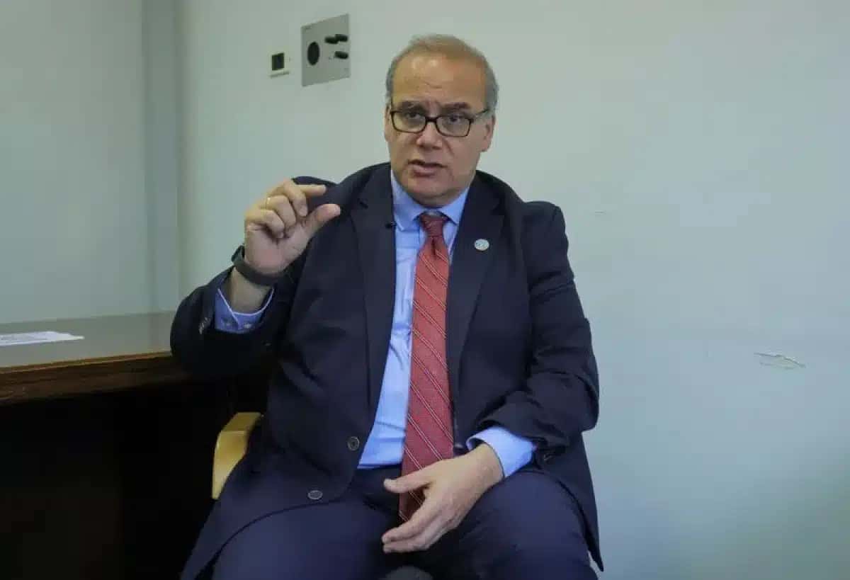 Maximo Torero, economista-chefe da Organização das Nações Unidas para a Alimentação e a Agricultura, concede entrevista à Reuters em Adis Abeba, Etiópia