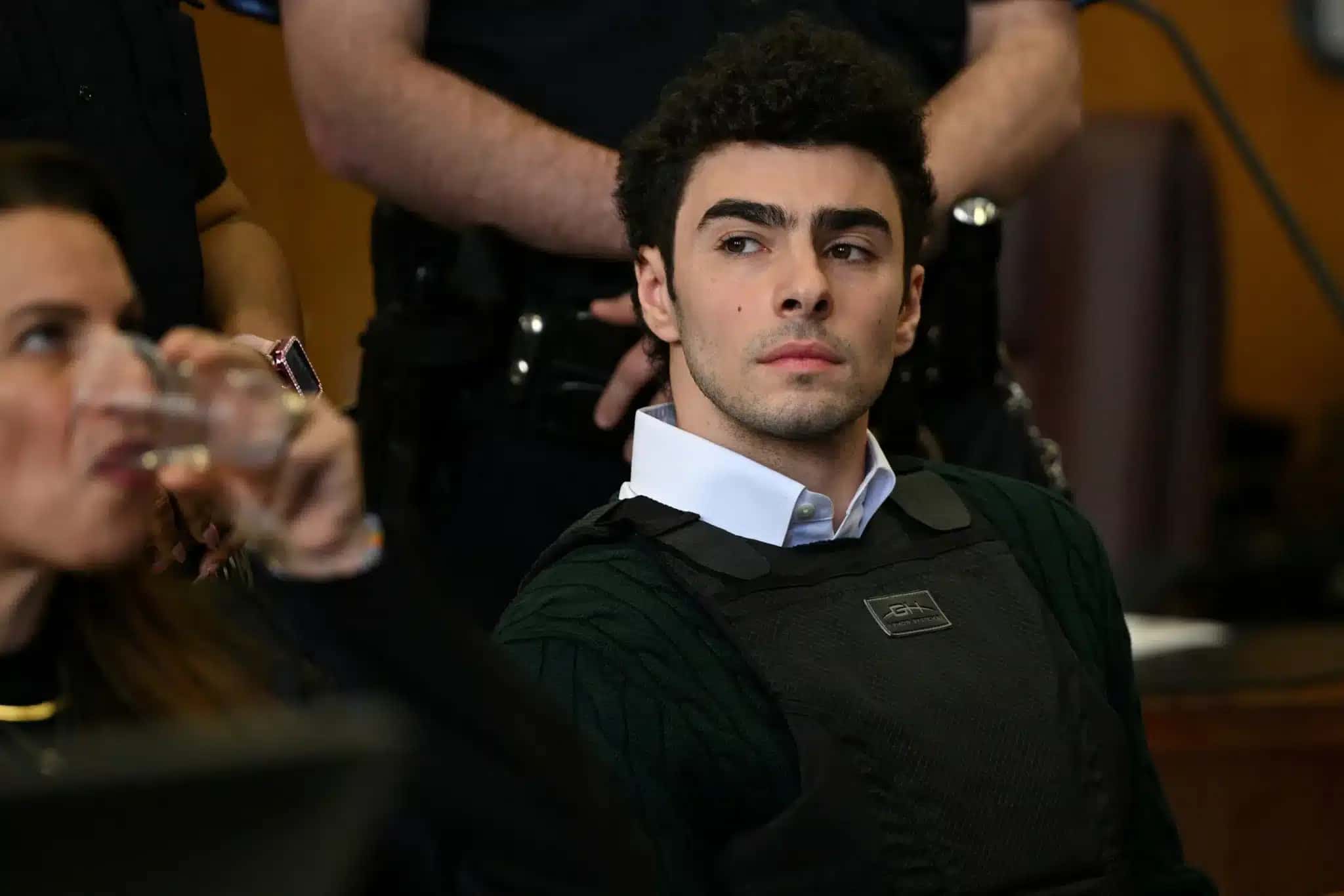 Luigi Mangione comparece a audiência em fevereiro 21/02/2025 Curtis Means/Pool via REUTERS