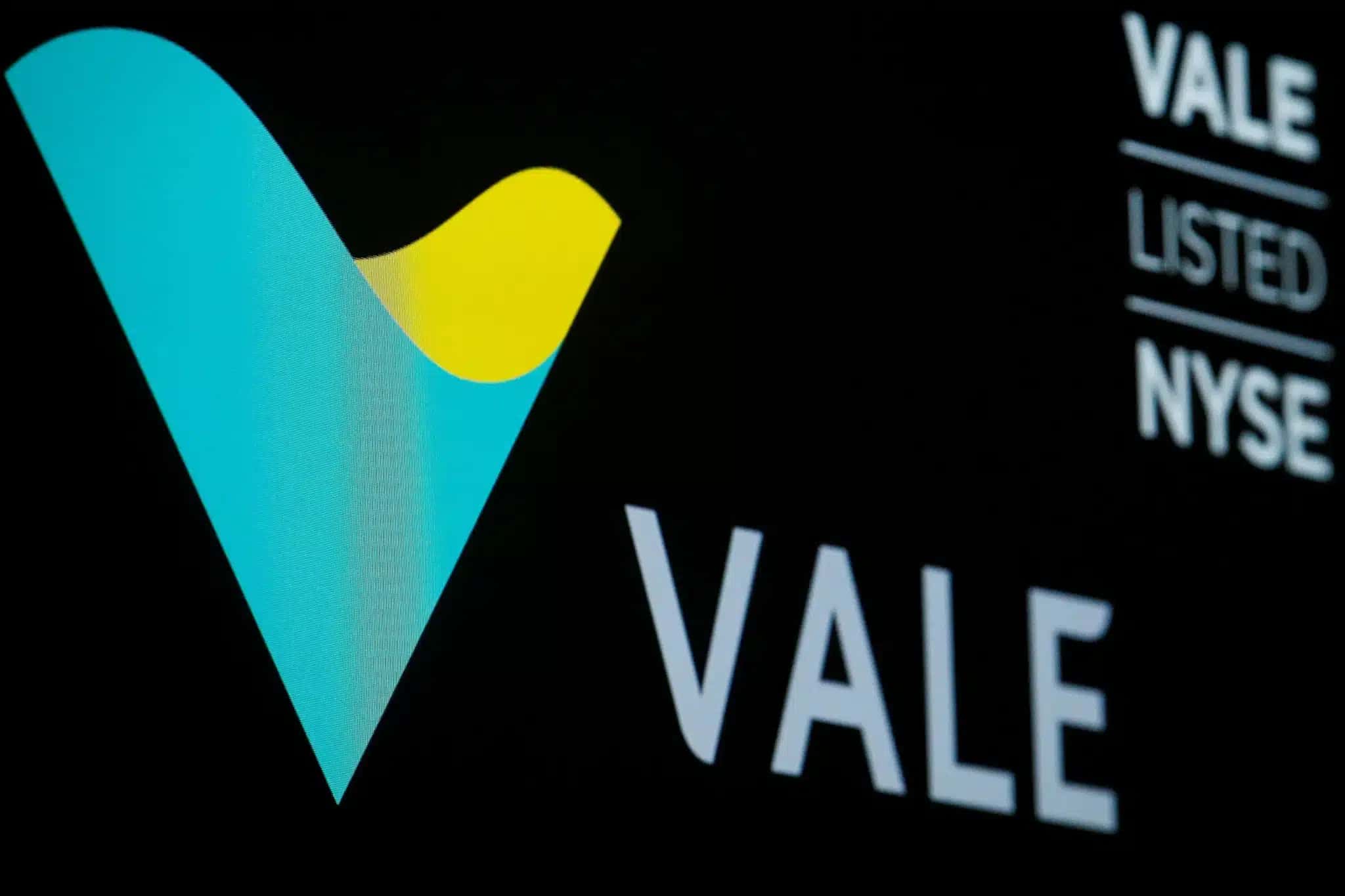 Logo da Vale na NYSE, empresa responsável pelo complexo de mineração Itabira