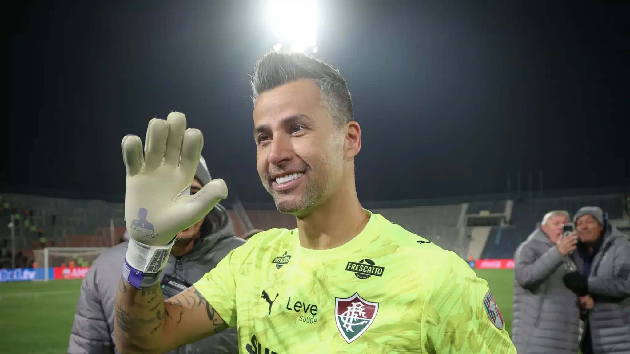 Goleiro Fábio, do Fluminense