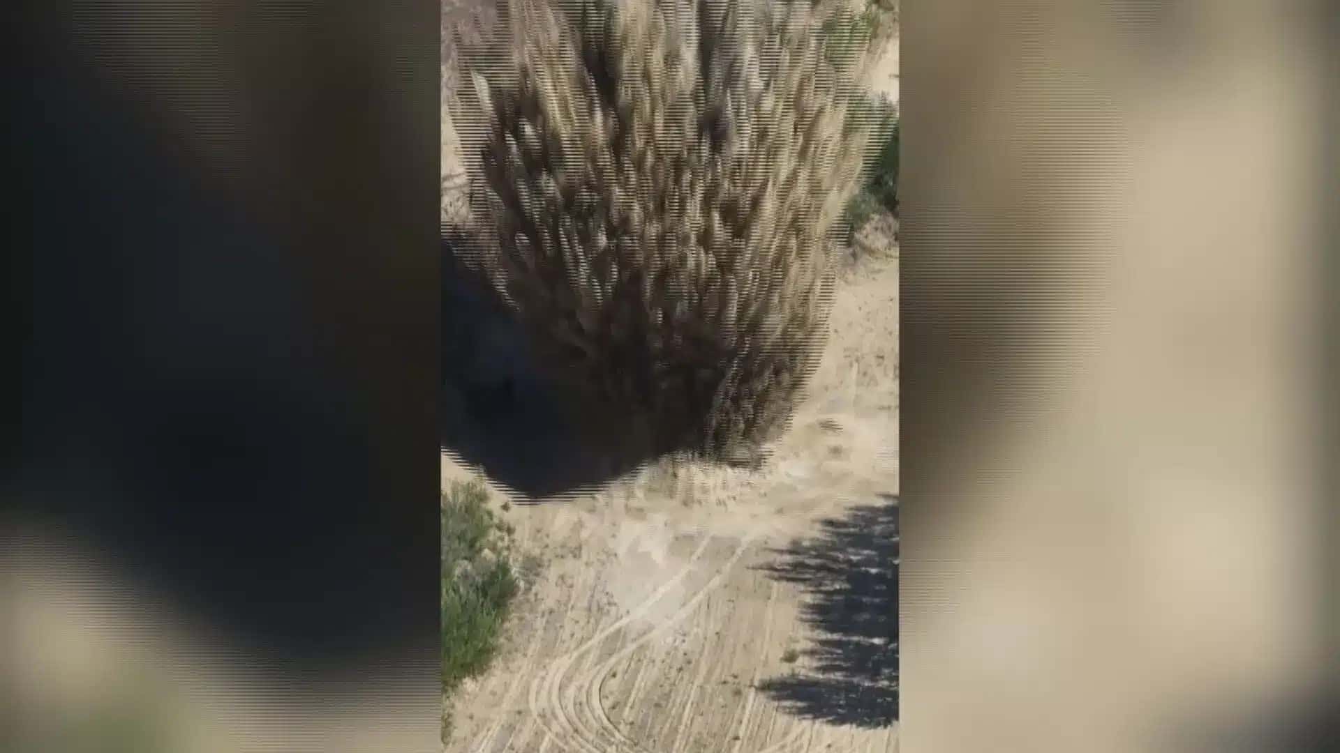Polícia e esquadrão antibombas detonam mina encontrada no Danúbio