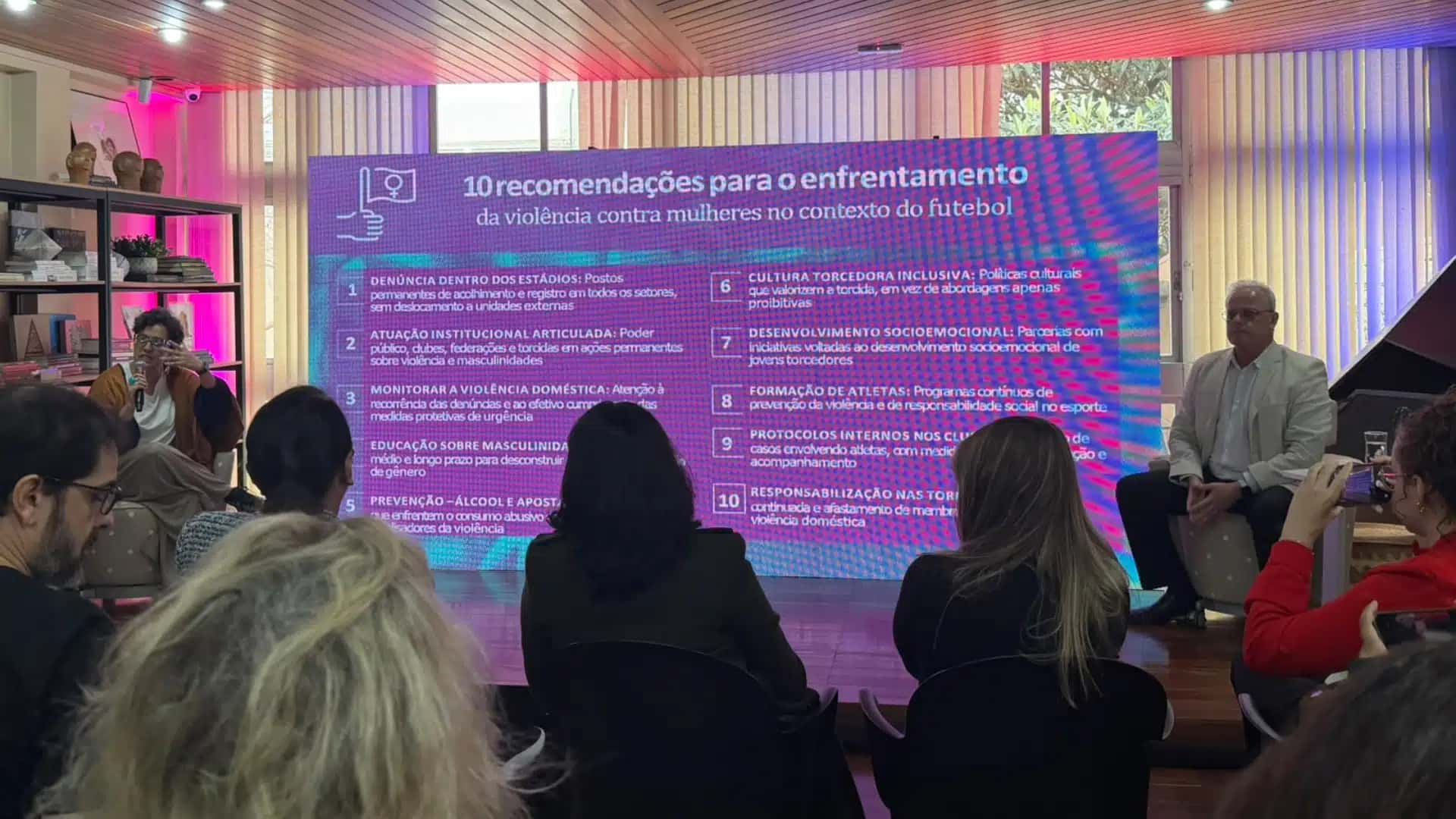 Segundo a segunda edição do estudo Futebol e Violência contra a Mulher, apresentado nesta terça-feira (11) pelo Fórum Brasileiro de Segurança Pública (FBSP) e pelo Magalu