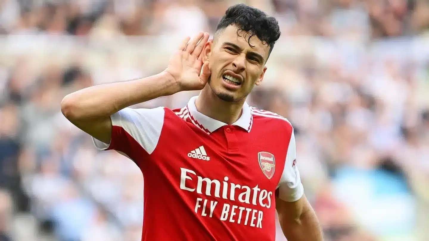 Gabriel Martinelli, do Arsenal, está na mira do Al-Hilal