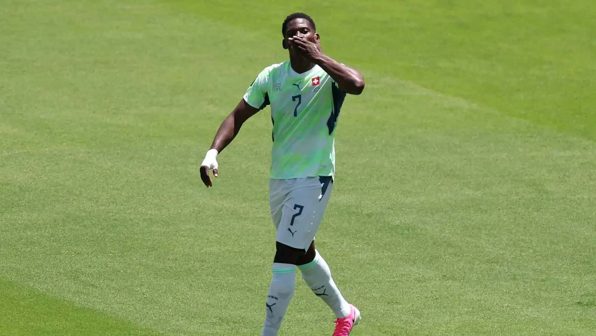 Breel Embolo, autor do primeiro gol da Suíça na Copa do Mundo de 2026
