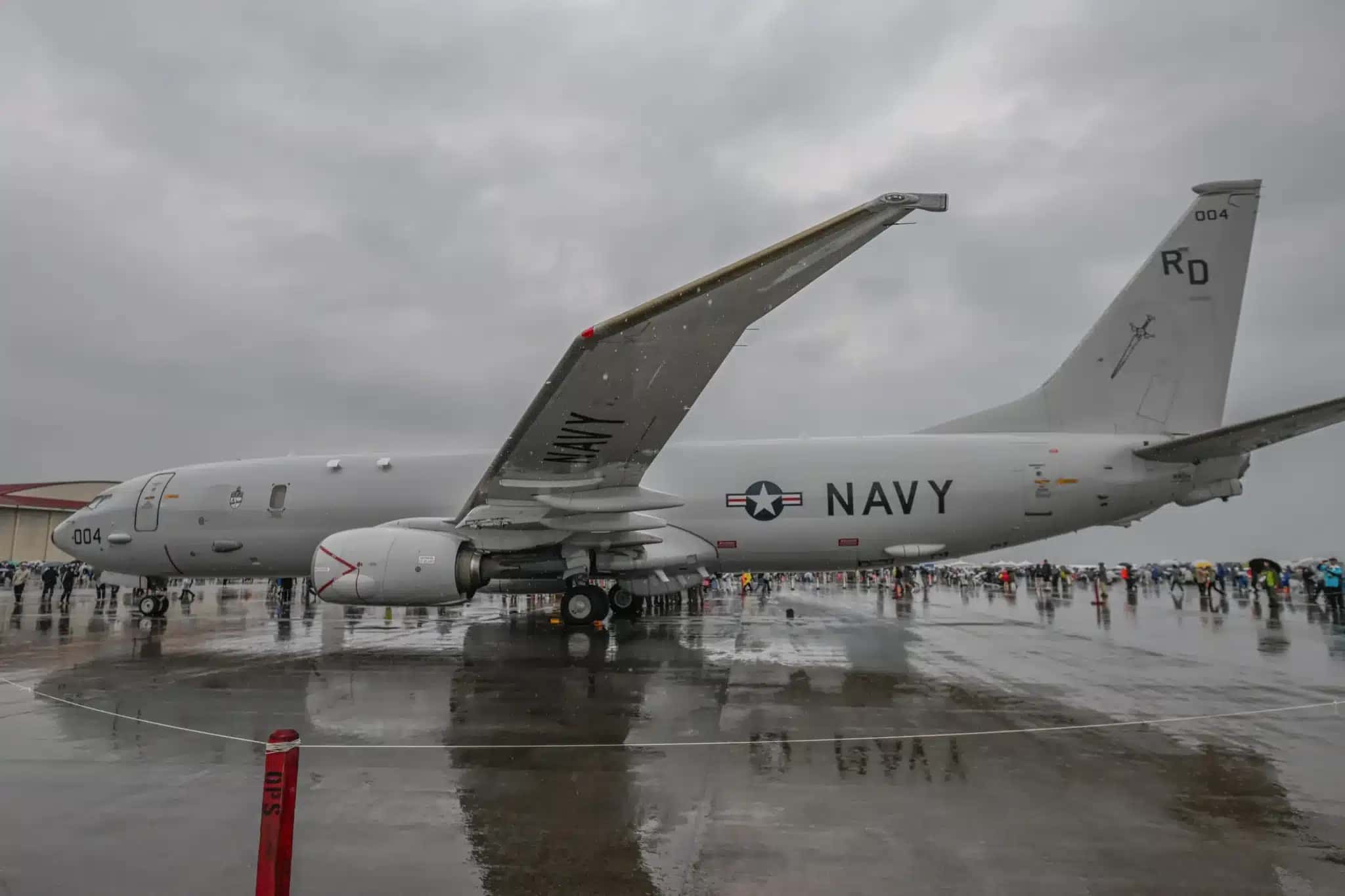 Aeronave de patrulha marítima P-8A Poseidon da Marinha dos EUA