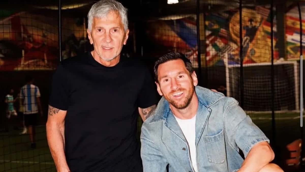 Jorge Messi e Lionel Messi