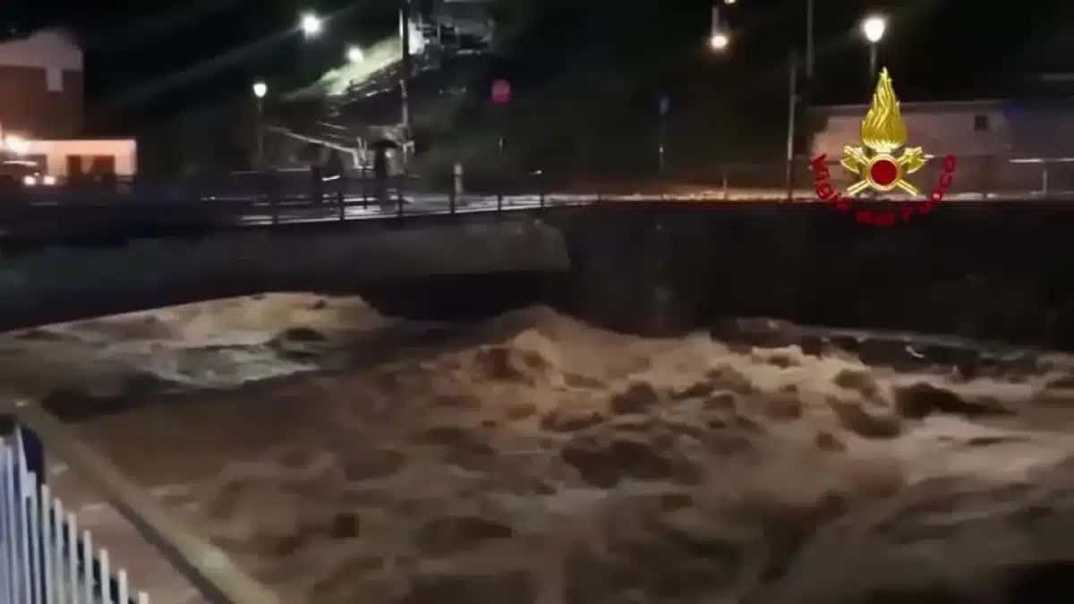 Inundações atingem cidade na Lombardia