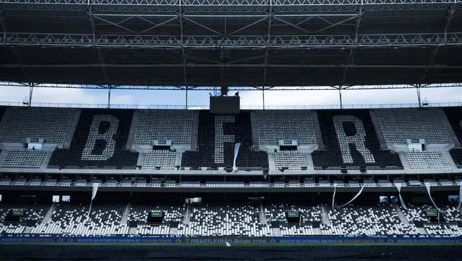 Estádio Nilton Santos, casa do Botafogo, recebe o duelo desta segunda-feira