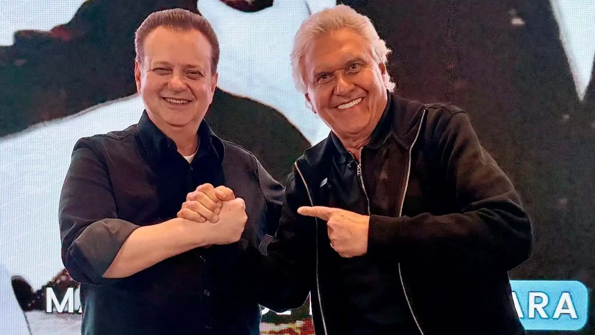 Ronaldo Caiado e o presidente nacional do PSD, Gilberto Kassab
