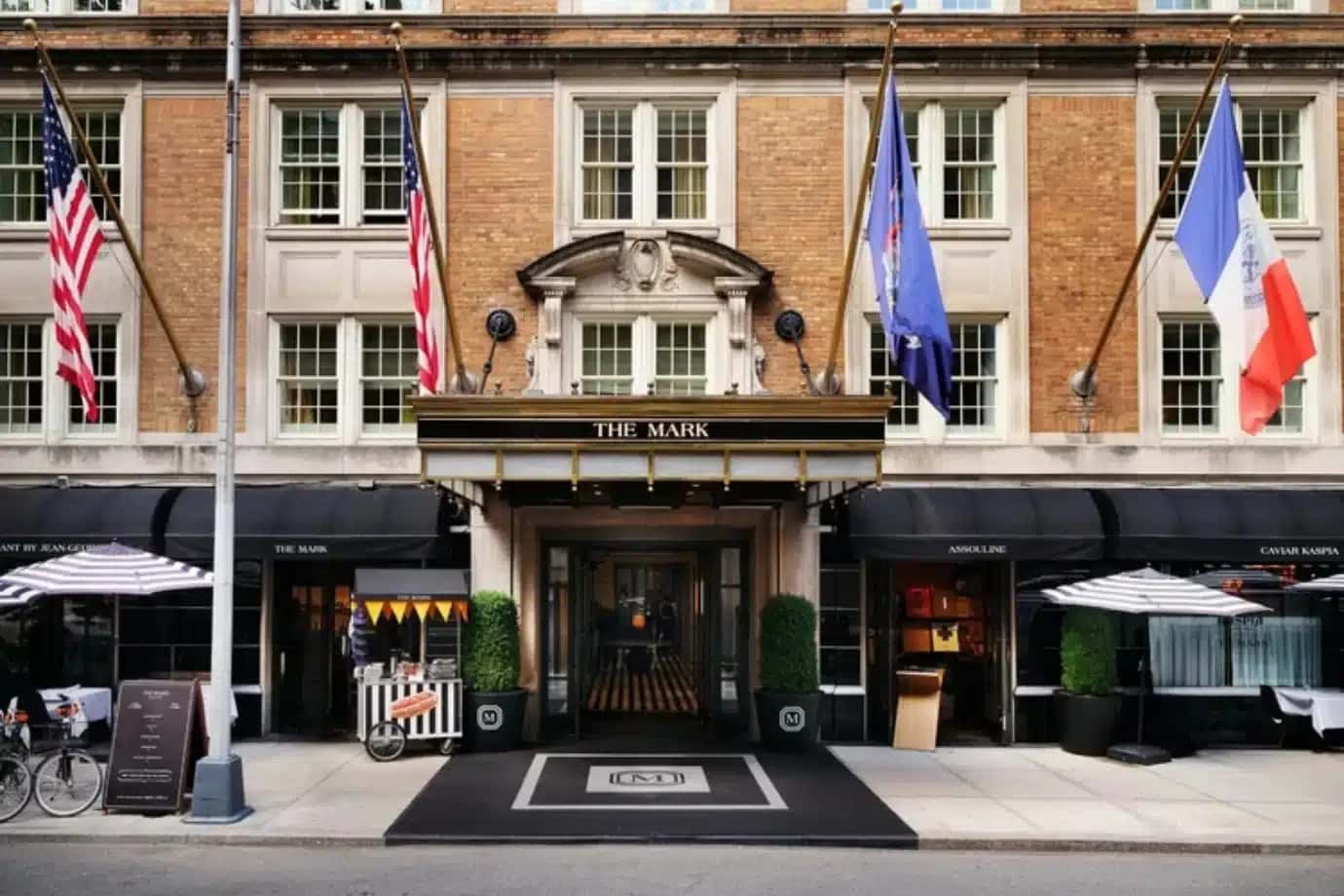 Fachada do The Mark, na Madison Avenue, integrante da Legend Collection da Preferred Hotels & Resorts