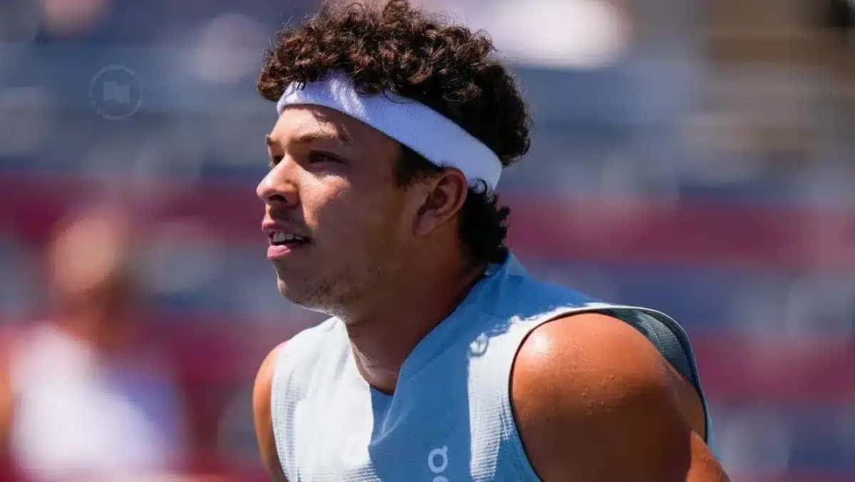 Ben Shelton em ação no Masters 1000 de Montreal
