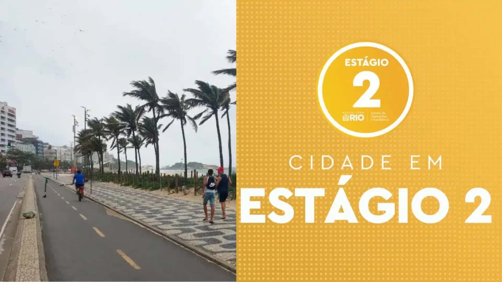Previsão aponta para chuvas fracas a moderadas e ventos que também podem ser moderados