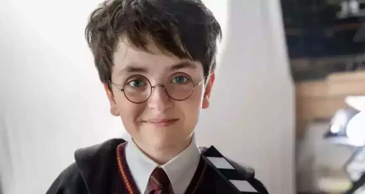 Dominic McLaughlin com Harry Potter