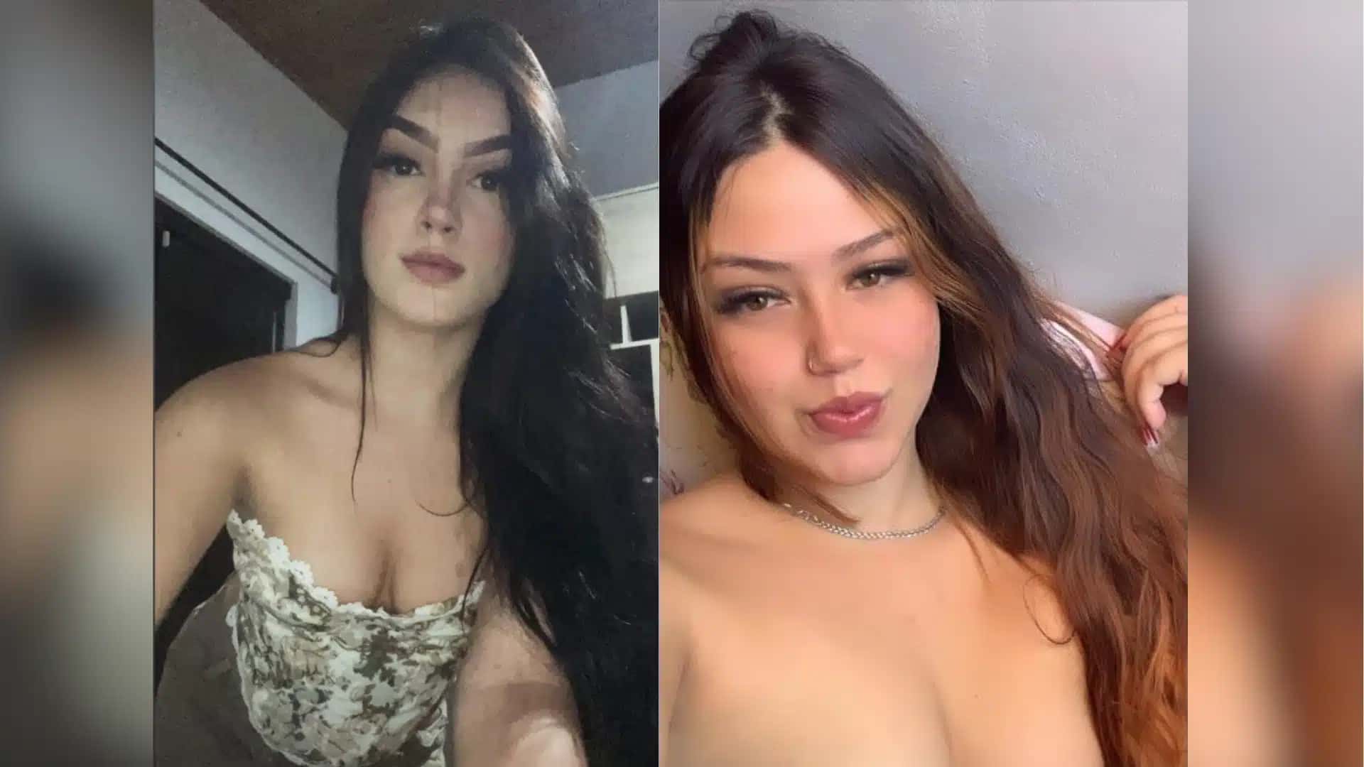 Stella Dalva Melegari Almeida e Letycia Garcia Mendes, da esquerda para a direita, ambas de 18 anos