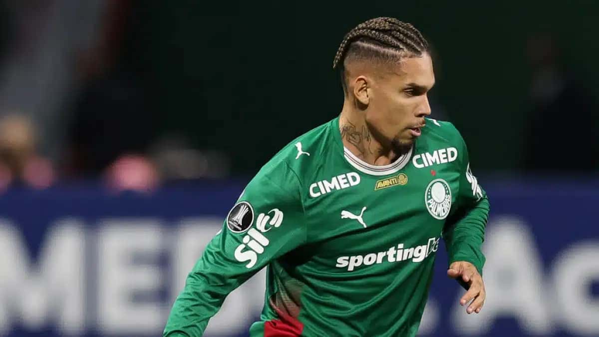 Paulinho, atacante do Palmeiras