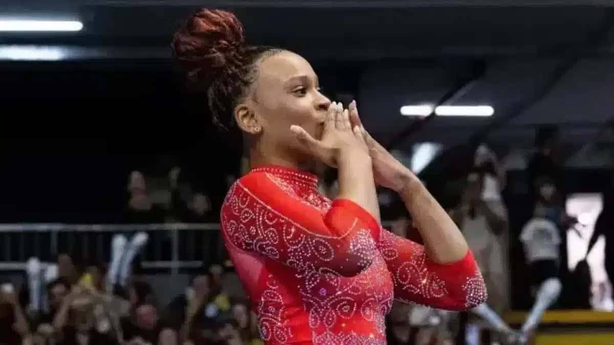 Rebeca Andrade no Campeonato Brasileiro de Ginástica Artística