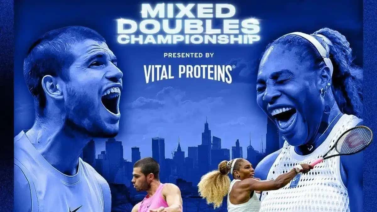 Serena e Alcaraz vão jogar US Open juntos