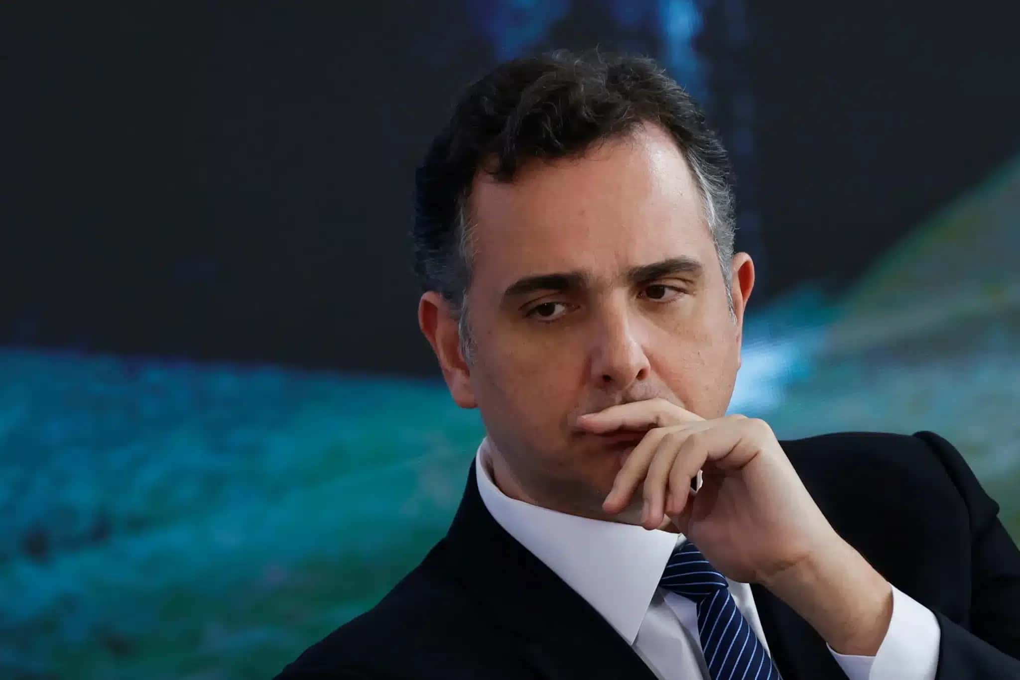 O presidente do Senado, Rodrigo Pacheco