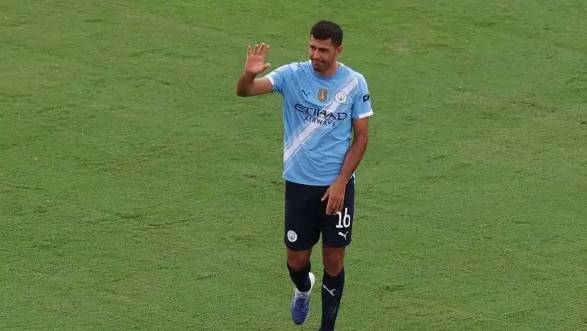 Rodri, volante do Manchester City e da seleção da Espanha