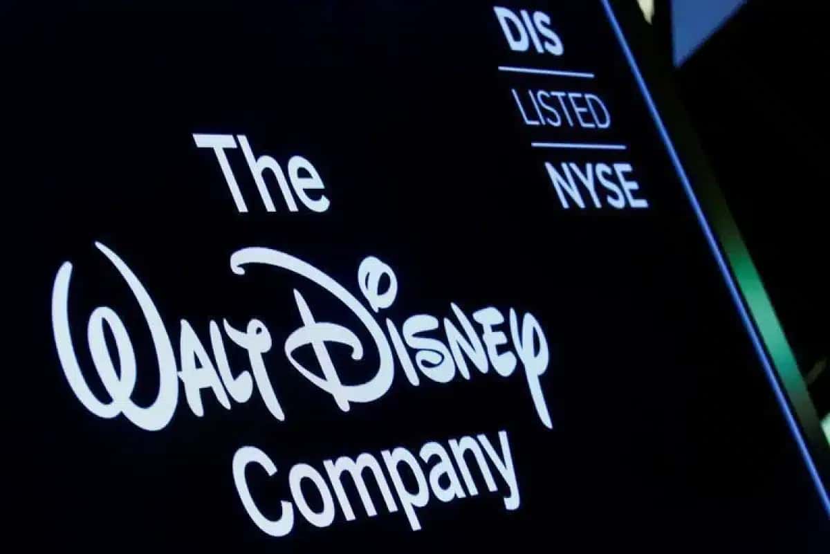 Logo da Walt Disney na bolsa de valores de Nova York
