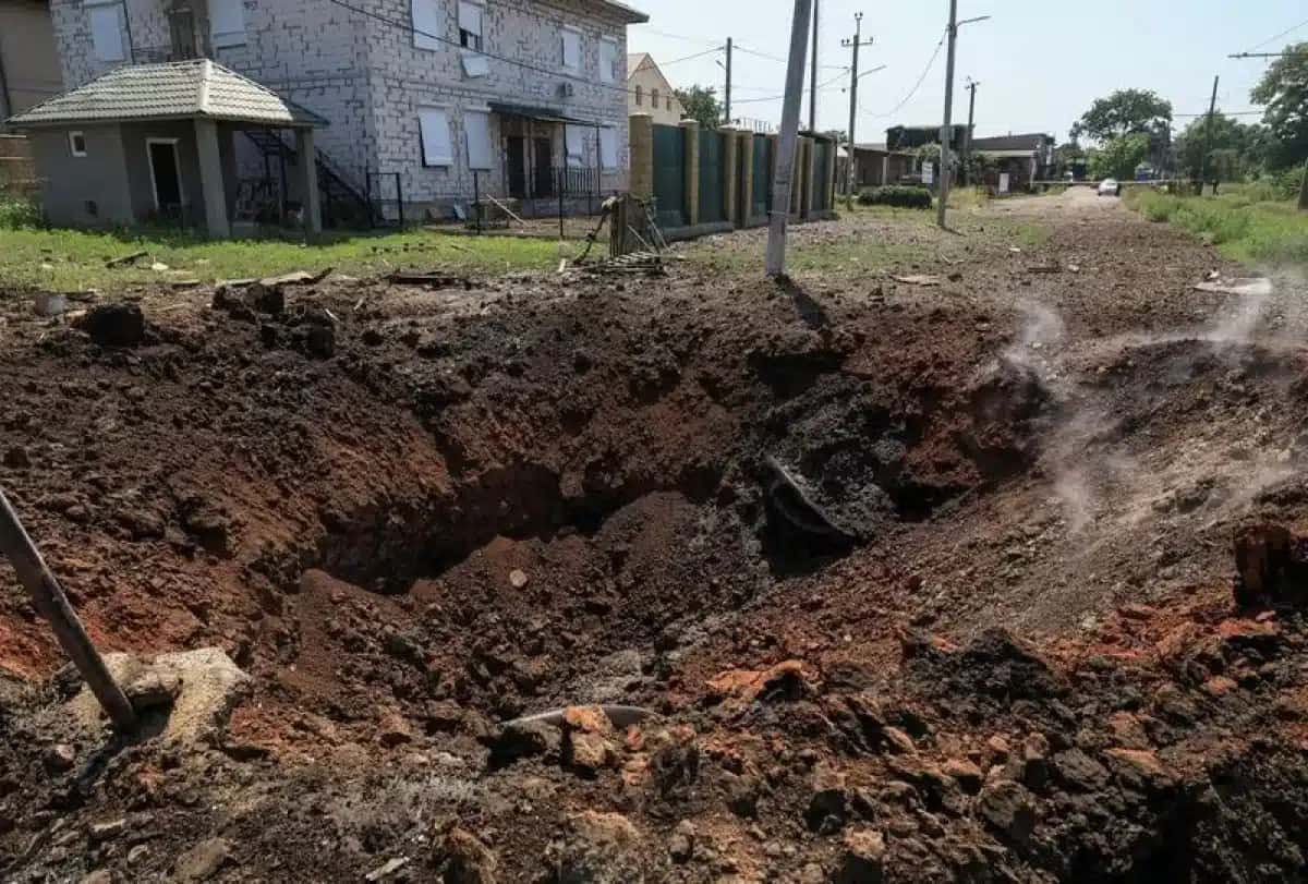Ataque com mísseis russos em Odessa